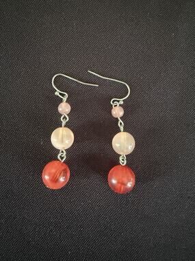 Earrings Pink Dangles